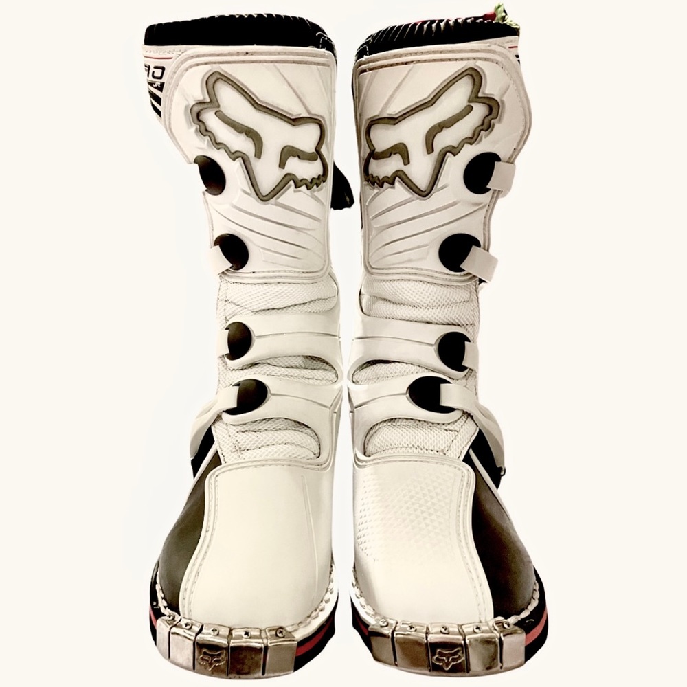 VINTAGE FOX Forma Pro Jr Boot 2003 -Titanium/Stewart - Size 5/ Unisex